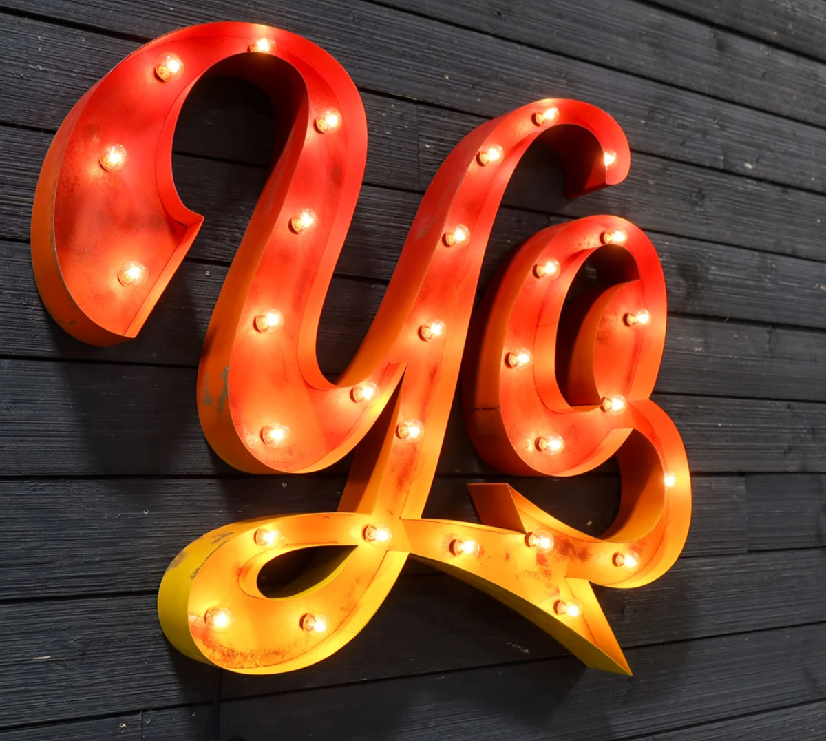 Marquee Light up Letters for Wedding Custom Giant logo Signage 4ft Led Number Large Bulb love Signs for Outdoor