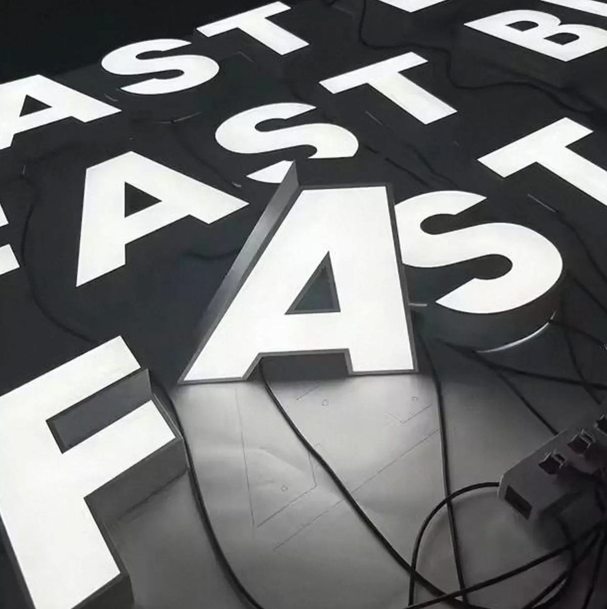 Custom LED Signboard Letter Sign Illuminated Outdoor Store Signage Advertising Board Shop Logo Backlit Sign