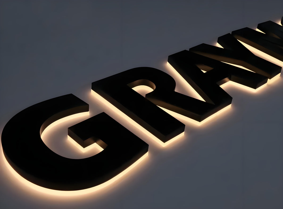 Custom LED Signboard Letter Sign Illuminated Outdoor Store Signage Advertising Board Shop Logo Backlit Sign