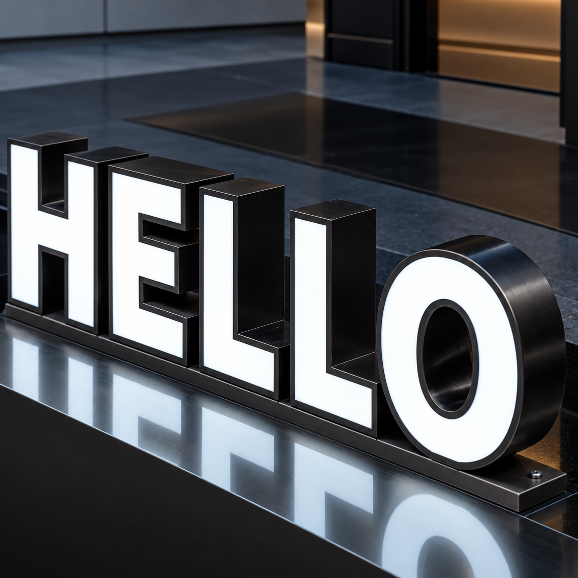 Custom LED Signboard Letter Sign Illuminated Outdoor Store Signage Advertising Board Shop Logo Backlit Sign