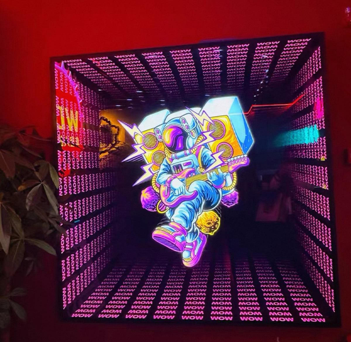 Custom Multi-Layer Infinity LED Sign Wedding Acrylic Abyss Mirror Letters Infinite LED Letter Sign Infinity Mirror Signs